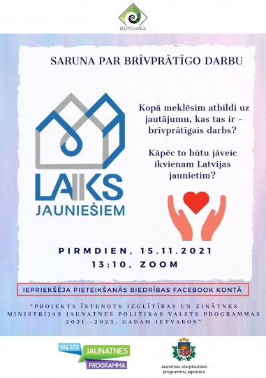 Uzzini, kas ir brīvprātīgais darbs Latvijā un kāpēc ikvienam jaunietim būtu tas jāveic? 